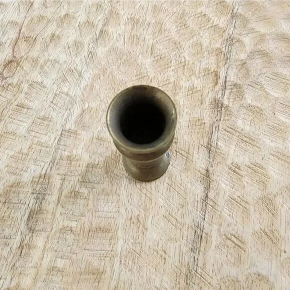 Miniature Brass Vase Vintage - Picture 7 of 8